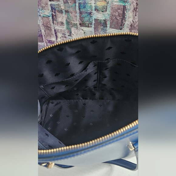 Kate Spade Navy Blue Satchel - Picture 7 of 14